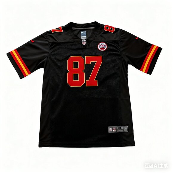 Nike Other - Travis Kelce Kansas City Chiefs Nike Black Jersey #87